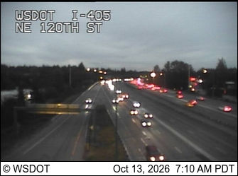 I-405 at MP 20.1: NE 120th St