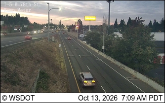 I-5 at MP 4.2: 78th St. Ramp meter