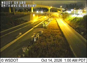 SR 509 @ MP 21.3: 24th Ave S, SB Ramp