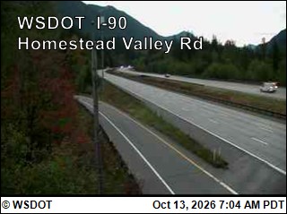 I-90 at MP 37.75: Homestead Valley Rd