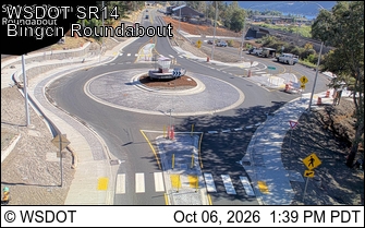 SR 14 at MP 66.6: Bingen Roundabout