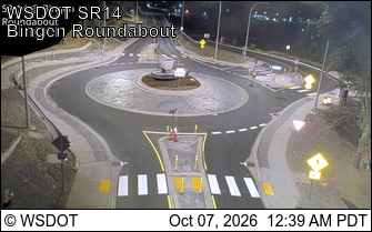 SR 14 at MP 66.6: Bingen Roundabout