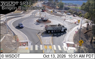 SR 14 at MP 66.6: Bingen Roundabout