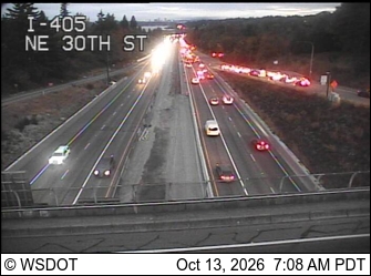 I-405 at MP 6.5: NE 30th St