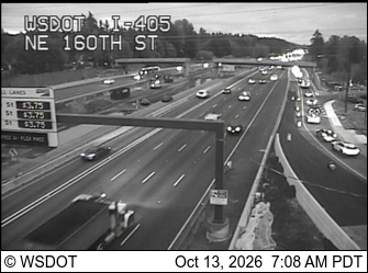 I-405 at MP 22.5: NE 160th St