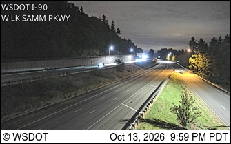 I-90 at MP 13.5: W Lk Sammamish Pkwy