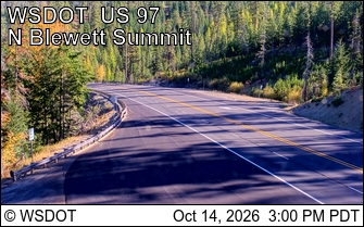 US 97 at MP 163.8: Blewett Pass Summit