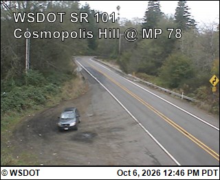 US 101 at MP 78.3: Cosmopolis Hill
