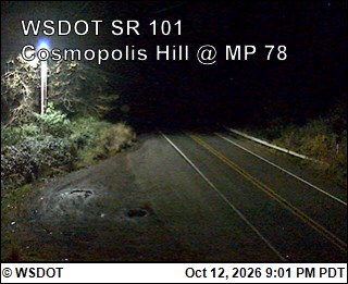 US 101 at MP 78.3: Cosmopolis Hill