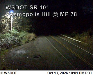 US 101 at MP 78.3: Cosmopolis Hill