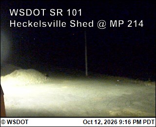 US 101 at MP 214.7: Heckelsville Shed
