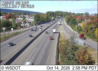 SR 167 at MP 19.6: Willis St