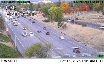 I-90 at MP 283.7: Freya St