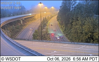 I-90 at MP 18: Sunset Way