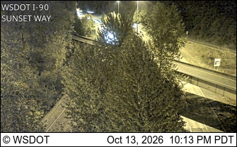 I-90 at MP 18: Sunset Way