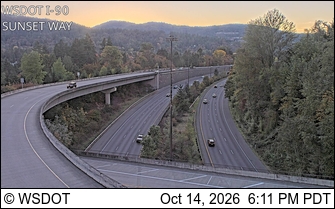 I-90 at MP 18: Sunset Way