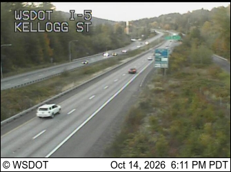 I-5 at MP 250.3: South of Old Fairhaven Parkway NB