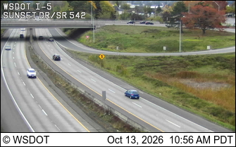 I-5 at MP 254.9: Sunset Dr