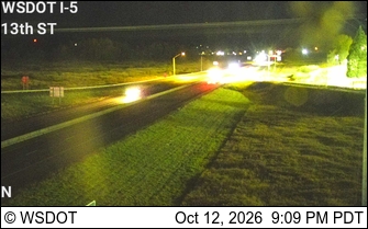 I-5 at MP 76.5: 13th St