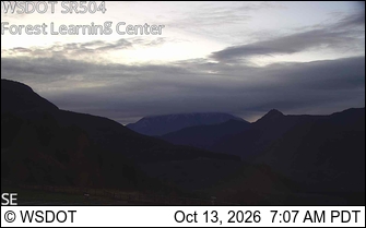 SR 504 at MP 33: Forest Learning Rest Area Center