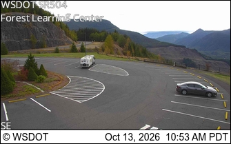 SR 504 at MP 33: Forest Learning Rest Area Center