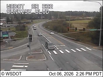 SR 532 at MP 0: Sunrise Blvd
