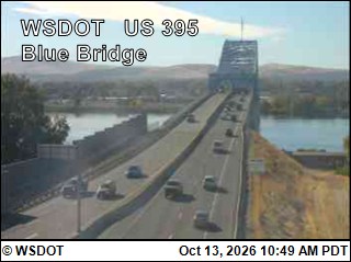 US 395 at MP 19.2: Blue Bridge