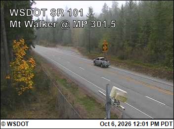 US 101 at MP 301.5: Mt Walker