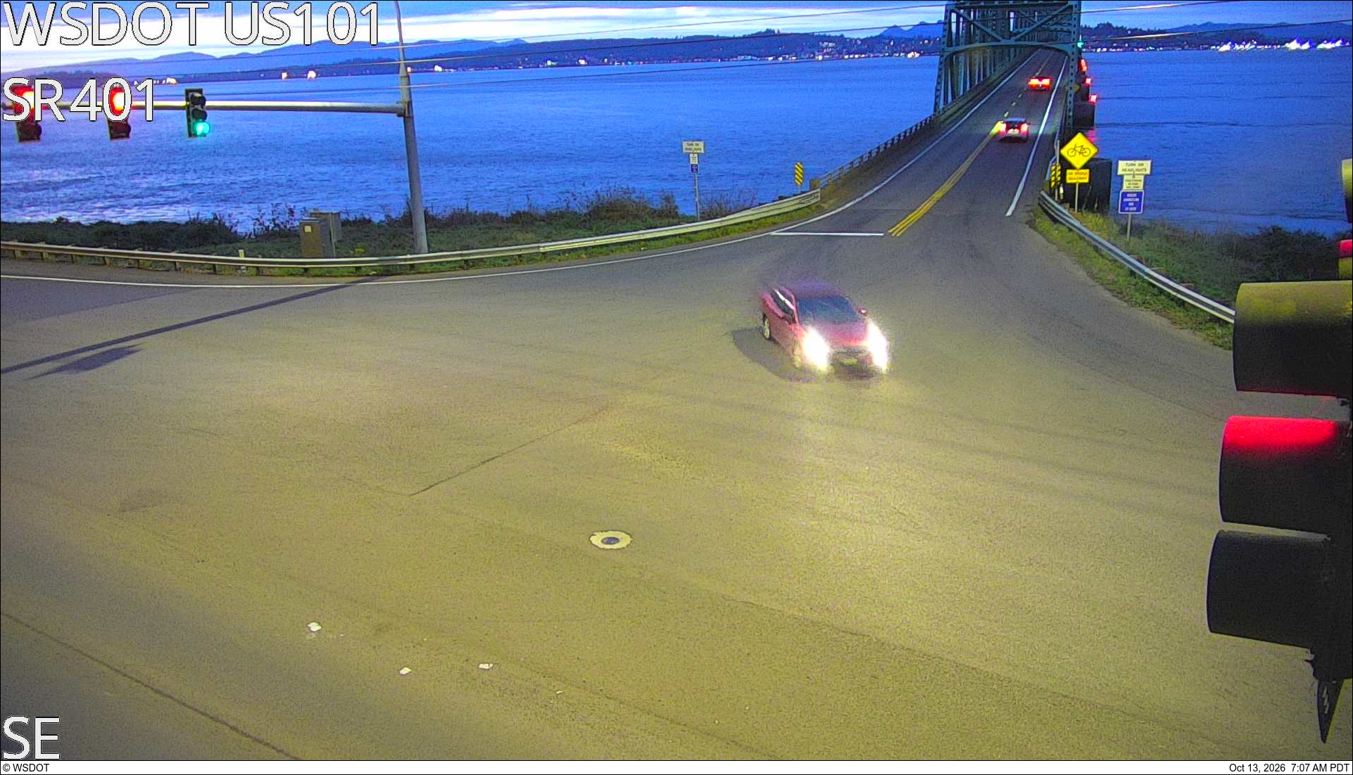 US 101 at MP 0.5: Astoria-Megler Bridge