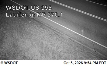 US 395 at MP 270.1: Laurier (1)
