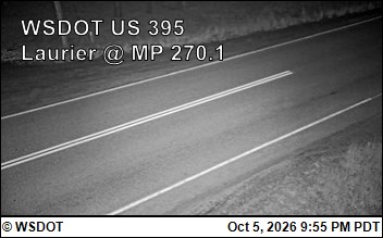 US 395 at MP 270.1: Laurier (5)