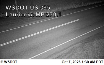 US 395 at MP 270.1: Laurier (5)