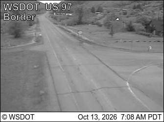 US 97 at MP 336.4: (View South)