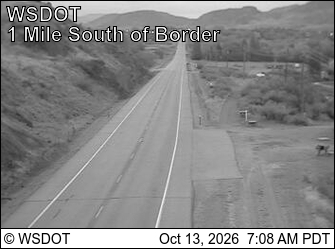 US 97 at MP 335: (View North)