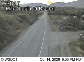 US 97 at MP 335: (View North)