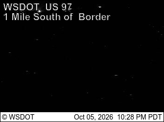US 97 at MP 335: (View South)