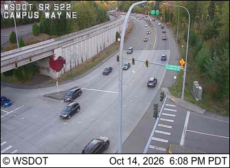 SR 522 at MP 10.5: S Campus Way