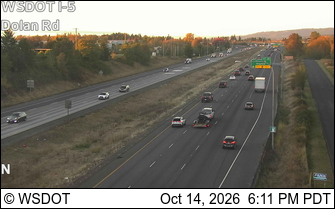 I-5 at MP 13.4: Dolan Rd