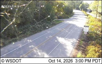 SR 104 at MP 15.9: Wheeler St Looking West