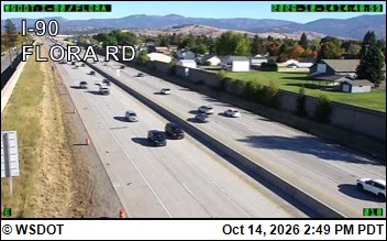 I-90 at MP 293: Flora Rd