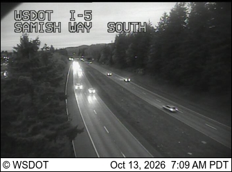 I-5 at MP 251.8: Samish Way SB Onramp