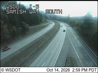 I-5 at MP 251.8: Samish Way SB Onramp