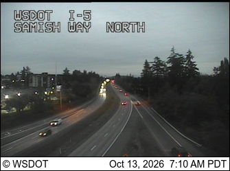 I-5 at MP 252.2: Samish Way NB Onramp