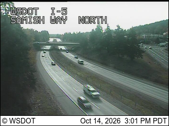 I-5 at MP 252.2: Samish Way NB Onramp