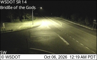 SR 14 at MP 41.5: Bridge of the Gods