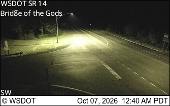 SR 14 at MP 41.5: Bridge of the Gods