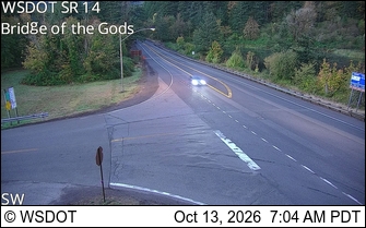 SR 14 at MP 41.5: Bridge of the Gods
