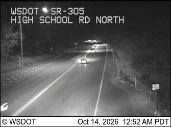 SR 305 at MP 0.2: High School Rd North