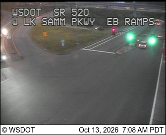 SR 520 at MP 11.8: W Lake Sammamish, EB Ramps