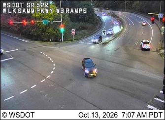 SR 520 at MP 11.8: W Lake Sammamish, WB Ramps